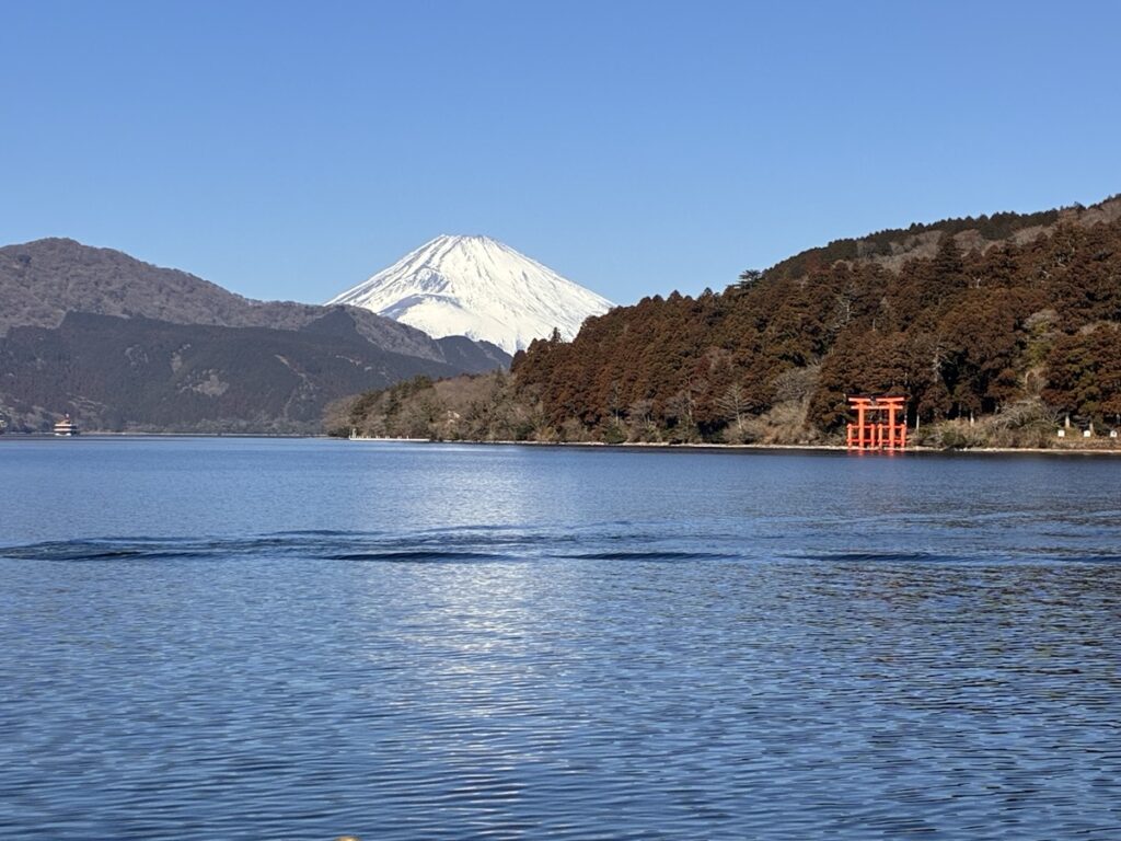芦ノ湖を運航する箱根海賊船（小田急系）と箱根芦ノ湖遊覧船（富士急系）